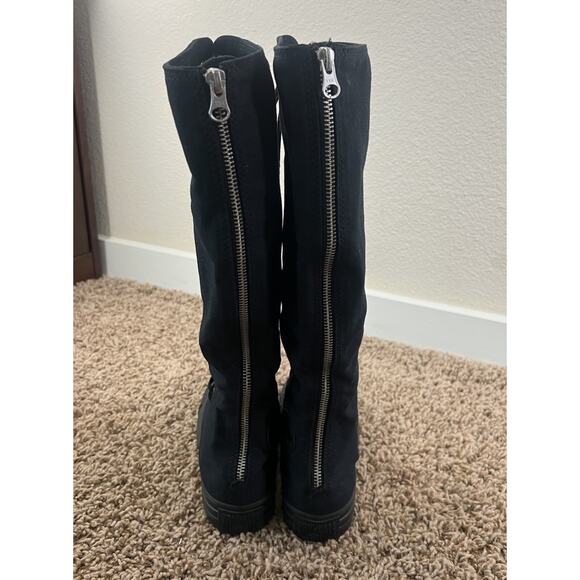 Converse Black Knee-High Sneakers - Picture 8 of 13